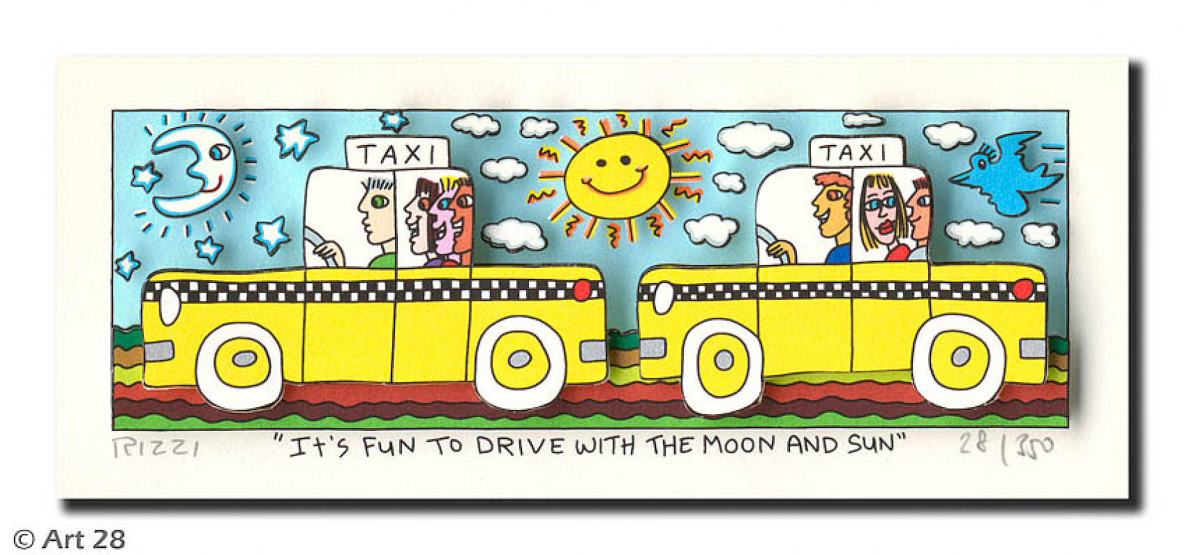 IT'S FUN TO DRIVE WITH THE MOON AND SUN